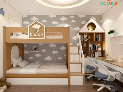 Khám phá Thế giới Mộng mơ: Giường 2 Tầng Cho Bé Gái Độc Đáo và An Toàn