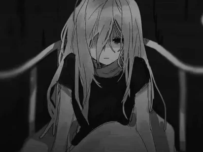 Sad Girl Avatar Anime Đen Trắng: Vẻ Đẹp Nỗi Buồn Tinh Tế