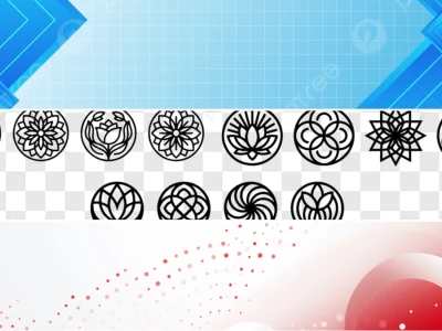 Xu hướng sử dụng ảnh vector hoa văn hình học trừu tượng năm 2026